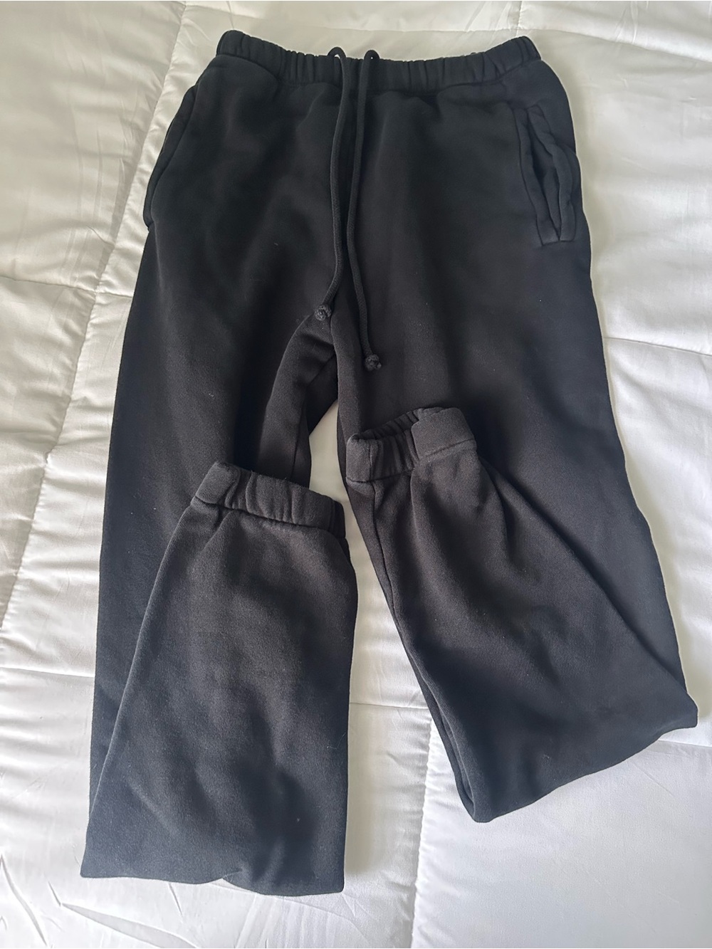 Joah Brow Black Drawstring Jogger Sweatpants